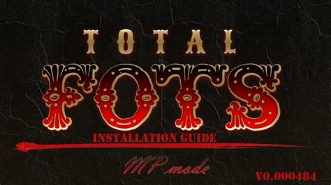 Total FotS series MP mode Installation Guide .